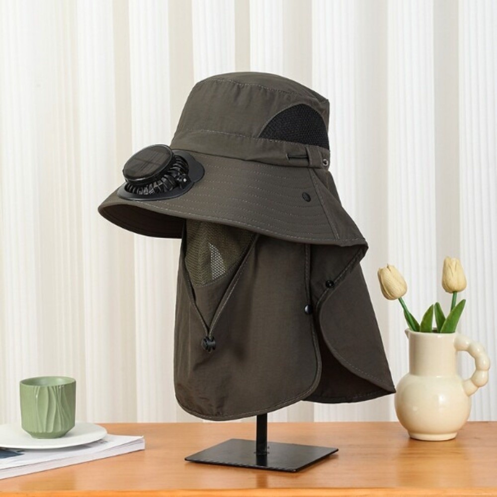 Chapeau ventilateur solaire po - Fishing Hat avis et prix